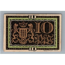 ALEMANIA 1921 BILLETE DE 10 PFENNIG SIN CIRCULAR